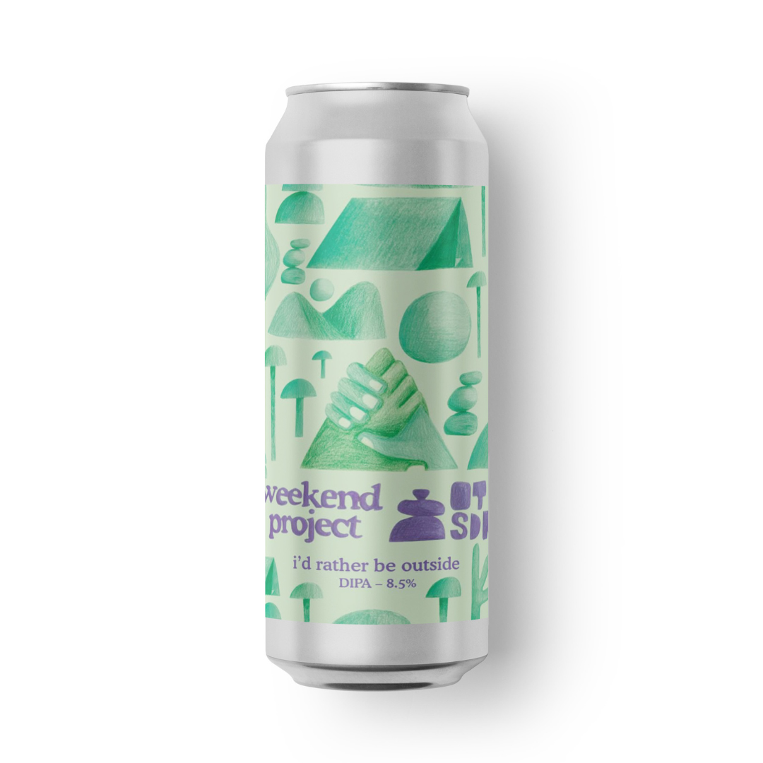 I'd Rather Be Outside - 1st Birthday Double IPA - 8.5%