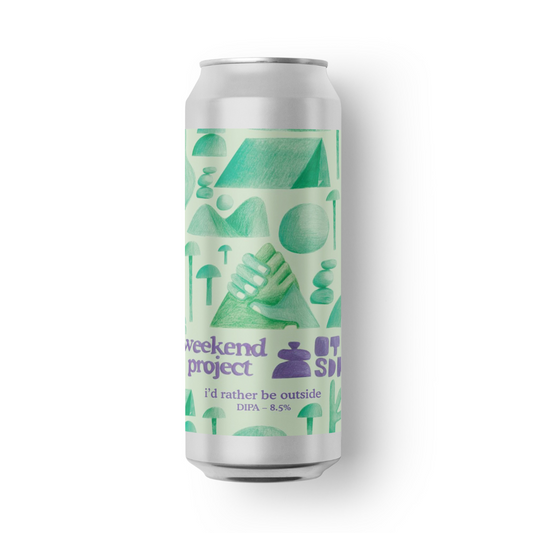 I'd Rather Be Outside - 1st Birthday Double IPA - 8.5%