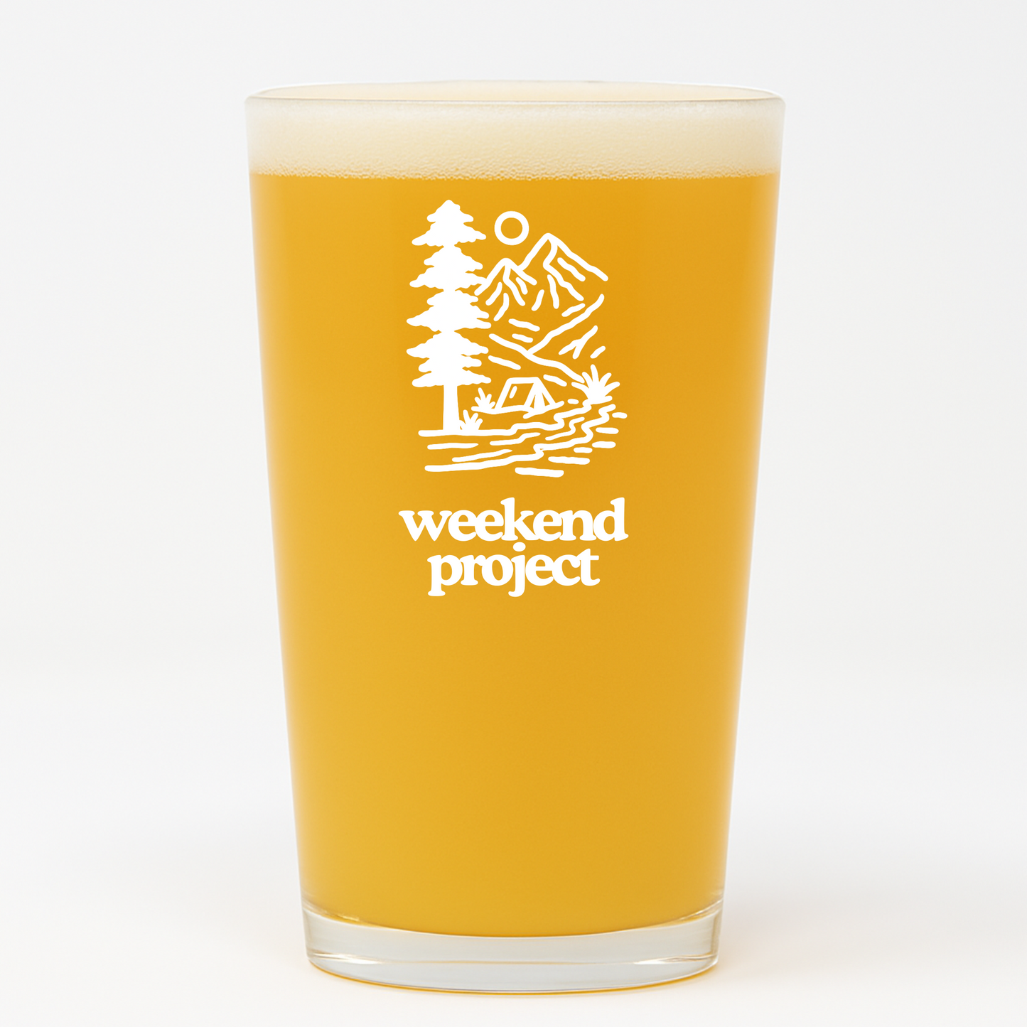 Conical Pint Glass