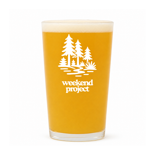 Weekend Project Conical Pint Glass